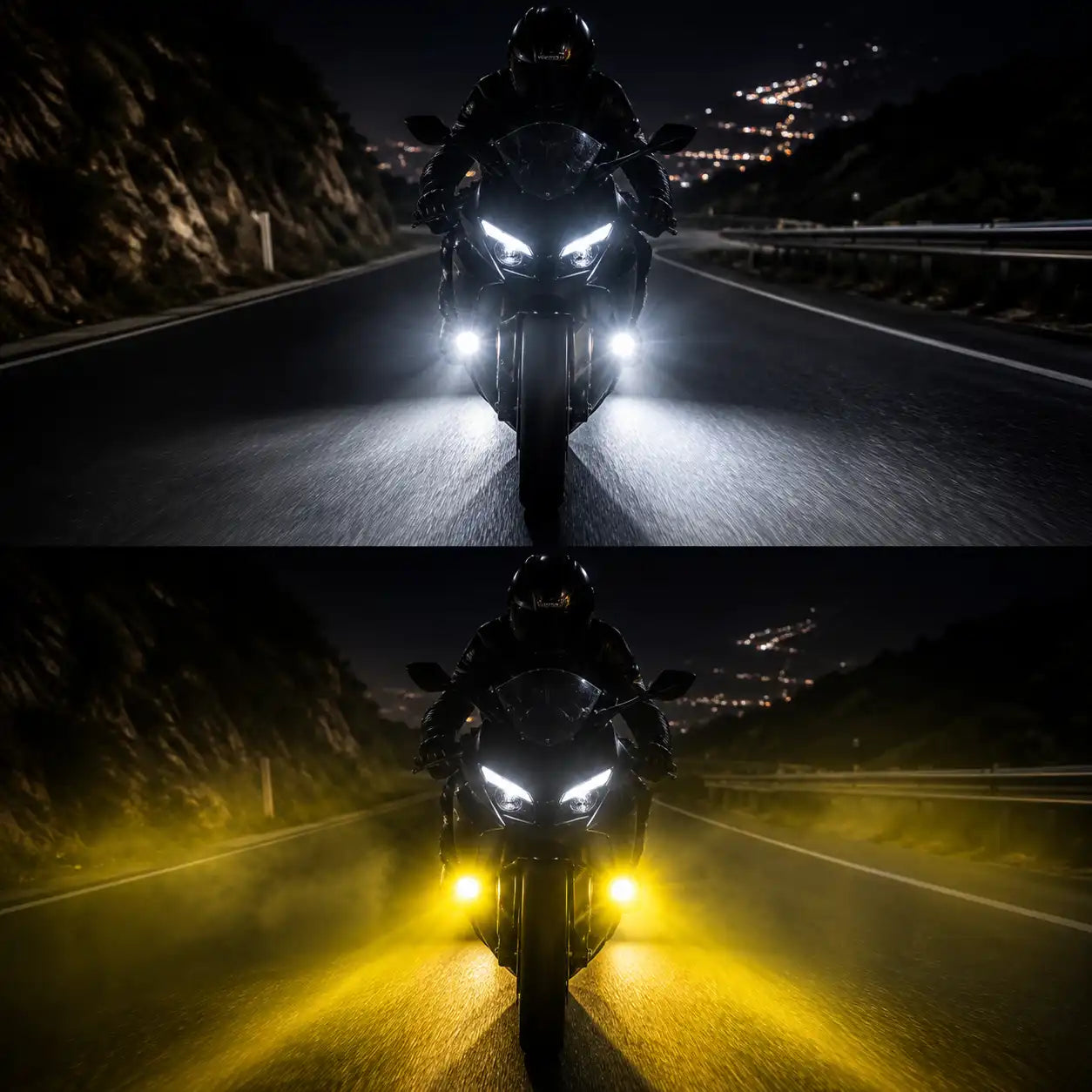 Exploradoras LED para Moto Motoled Bicolor