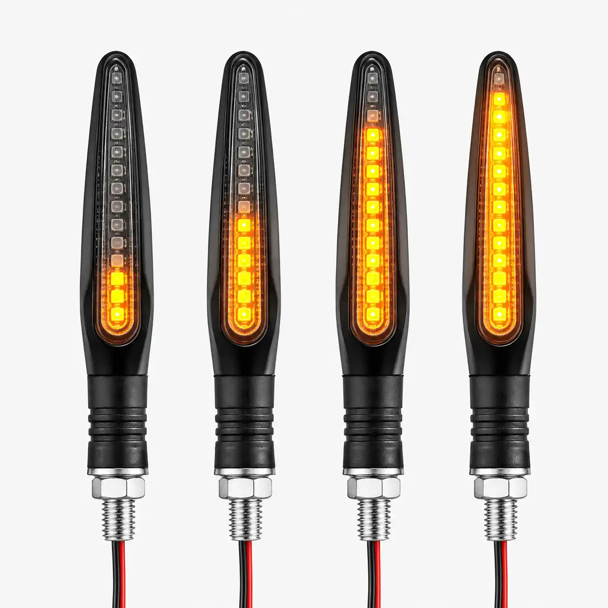 Direccionales LED para Moto Secuenciales y Fijas