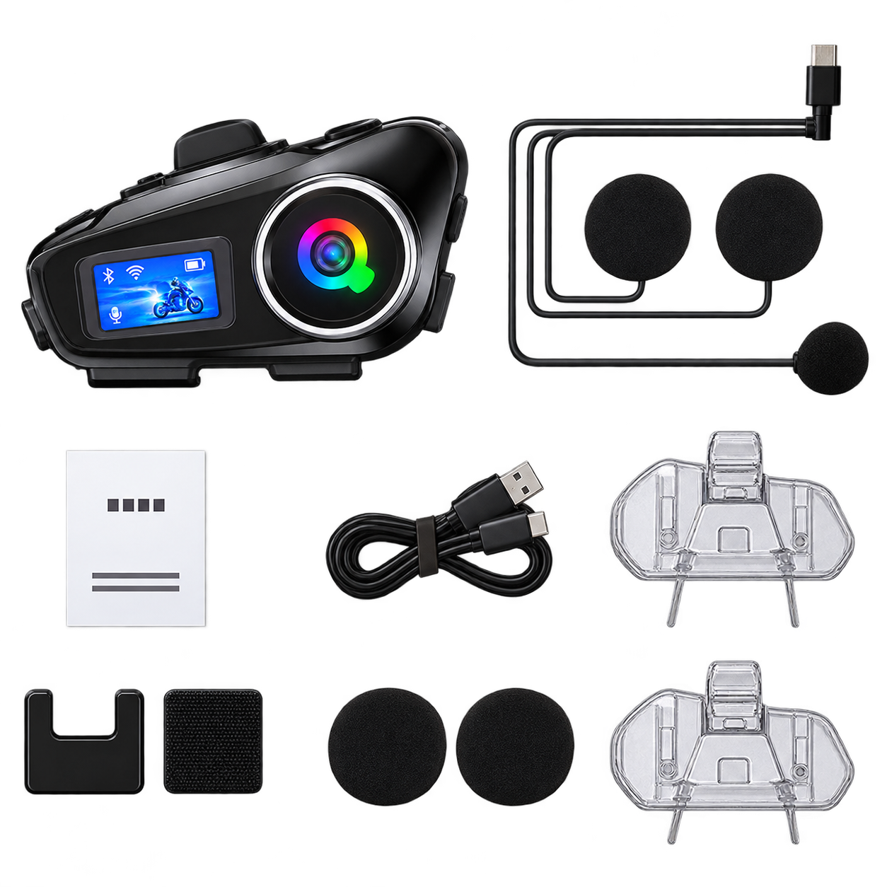 Intercomunicador Q58MAX Bluetooth 5.3 para Moto